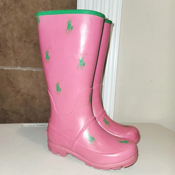 Ralph Lauren Shoes Ralph Lauren Cotton Lined Pull On Pink Base